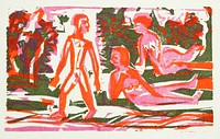 The woodcuts (Die Holzschnitte) (ca. 1927&ndash;1931) print in high resolution by <a href="https://www.rawpixel.com/search/Ernst%20Ludwig%20Kirchner?sort=curated&amp;page=1&amp;topic_group=_my_topics">Ernst Ludwig Kirchner</a>. Original from The Los Angeles County Museum of Art. Digitally enhanced by rawpixel.