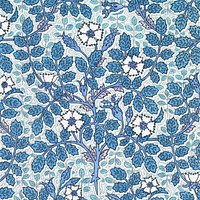 Art nouveau wild roseflower pattern design resource