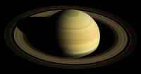 Saturn's northern hemisphere in 2016, as that part of the planet nears its northern hemisphere summer solstice in May 2017. Original from NASA . Digitally enhanced by rawpixel.