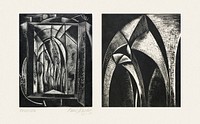 Design of arches, Coronilla (1925&ndash;1926) by <a href="https://www.rawpixel.com/search/Paul%20Nash?sort=curated&amp;page=1&amp;tags=$cc0&amp;topic_group=$cc0">Paul Nash</a>. Original from The Museum of New Zealand. Digitally enhanced by rawpixel.