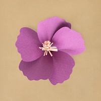 3D paper craft of a flower