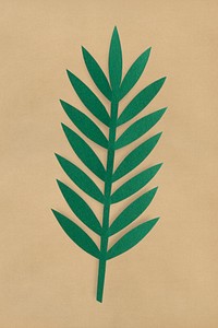 Rowan leaf paper craft