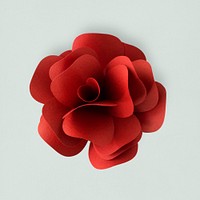 3D paper craft of a flower