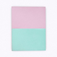 Pink and blue paper notes mockup