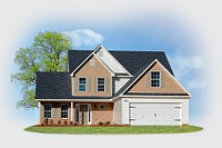 Traditional house with land and blue sky