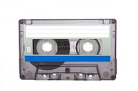 Free vintage cassette tape image, public domain music CC0 photo.