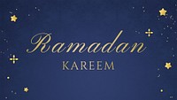 Ramadan Kareem banner, Islamic traditional greeting