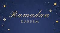 Ramadan Kareem banner template, Islamic traditional greeting psd