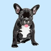 French Bulldog, aesthetic vector illustration