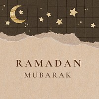 Ramadan Mubarak Instagram post template, festive design, psd