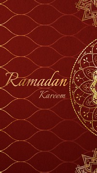 Ramadan Kareem Instagram story template, festive design, psd