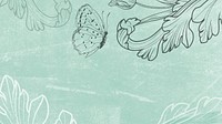 Flower laptop wallpaper, vintage floral 4K background