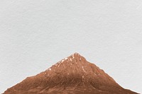 Aesthetic mountain background, surreal escapism, collage element psd