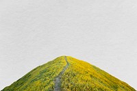 Nature background, walkway on hill illustration vector
