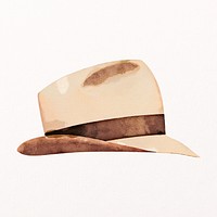 Fedora hat illustration psd