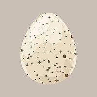 Quail egg clipart, food illustration design psd