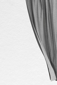 Curtain border, white paper texture background