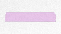 Purple washi tape sticker, ripped paper with texture psd