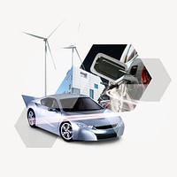 EV car technology, clean energy vehicle
