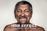 HDR Lightroom preset filter effect, lifestyle blogger & influencer overlay add on