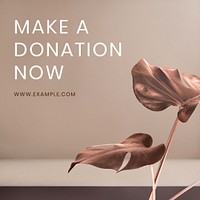 Make a donation online template