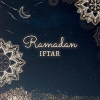 Blessing for Ramadan card template