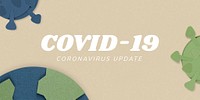 Planet earth against coronavirus social template
