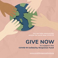 Give now to support the COVID-19 Solidarity Response Fund 