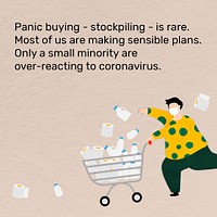 This image is part our collaboration with the Behavioural Sciences team at Hill+Knowlton Strategies to reveal which Covid-19 messages resonate best with the public. Learn more about this collection here: <a href="http://rawpixel.com/coronavirus">rawpixel.com/coronavirus</a>