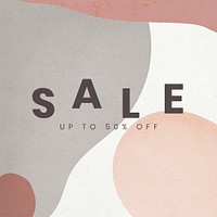 Memphis 50% sale offer template