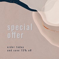 Special offer template collection psd