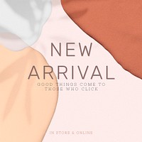 New arrival template banner psd