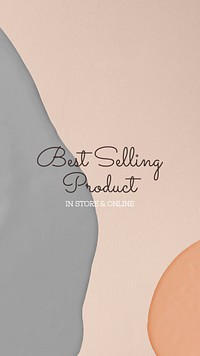 Best selling product template psd
