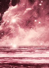 Pink dreamy galactic cloud image background