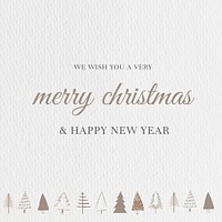 Season&#39;s greeting psd Merry Christmas &amp; happy new year