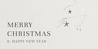 Psd Merry Christmas &amp; happy new year message