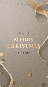 Christmas mobile wallpaper template psd