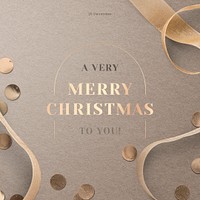 Psd Merry Christmas wish festive background