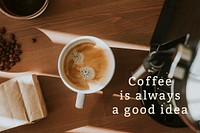 Cafe banner template psd in vintage theme