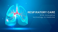 Respiratory care technology template psd