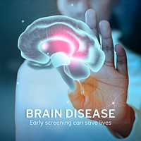 Brain disease technology template psd