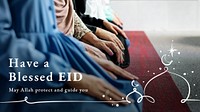 Ramadan greeting banner template psd holy month celebration