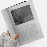 Minimal book pages mockup psd for publishing companies