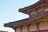 Traditional Asian palace. Original public domain image from Wikimedia Commons