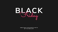 Black Friday psd 90% off social ad promotional poster template