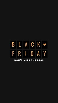 Black Friday psd golden metallic text sale announcement banner