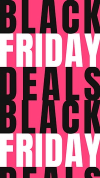 Black Friday psd deals pink social advertising banner template