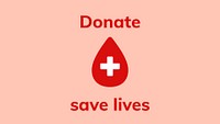 Donation save lives template psd health charity ad banner