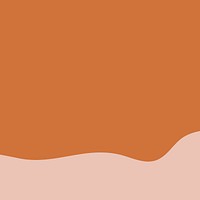 Simple orange background, pastel pink border