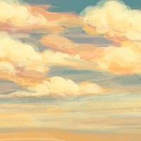 Sky background, minimal pastel design